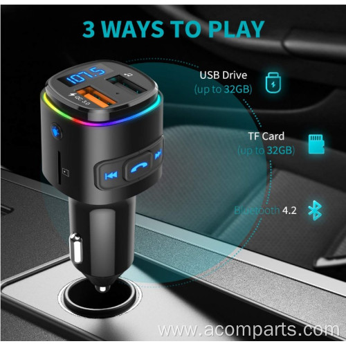 Wireless Radio Adapter Charging MP3 Player Car Charger